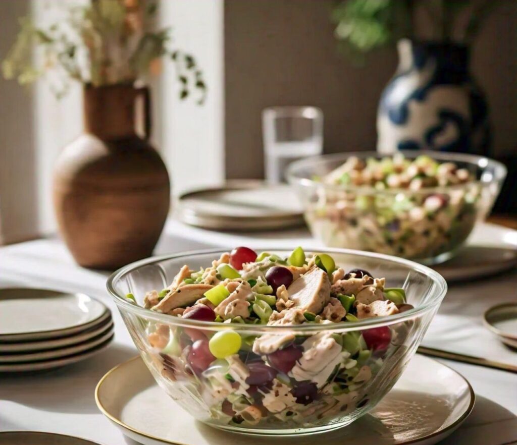 chicken salad in Edible Bowl