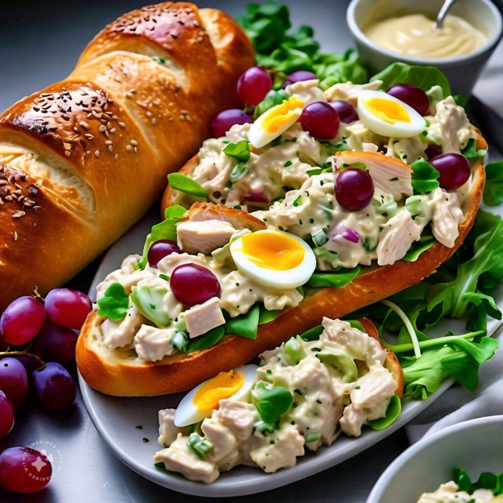 Chicken Salad Tartines