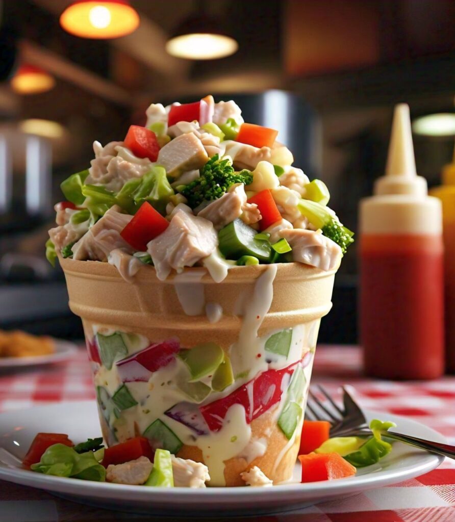 Chicken Salad Cones