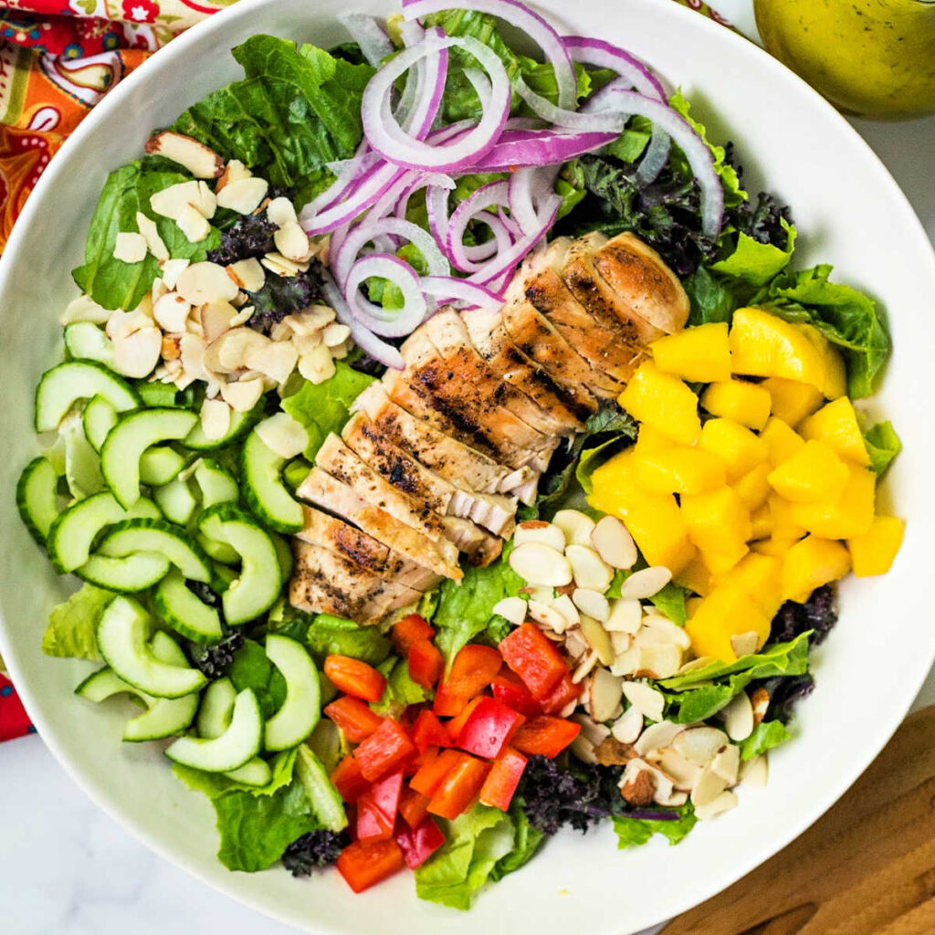 Spicy Mango Chicken Salad